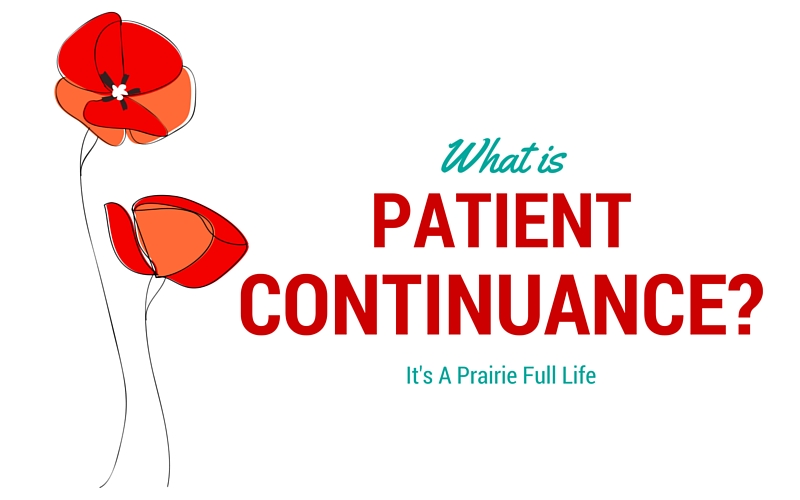 Header with caption What Is Patient Continuance?